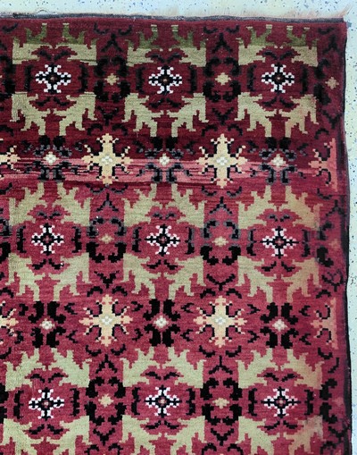 27138571d - Karabagh-Kazak antik, Kaukasus, 19.Jhd, Wolle auf Wolle, ca. 242 x 177 cm, EHZ: 2-3 ...