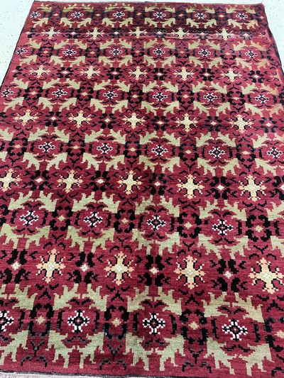 27138571e - Karabagh-Kazak antik, Kaukasus, 19.Jhd, Wolle auf Wolle, ca. 242 x 177 cm, EHZ: 2-3 ...