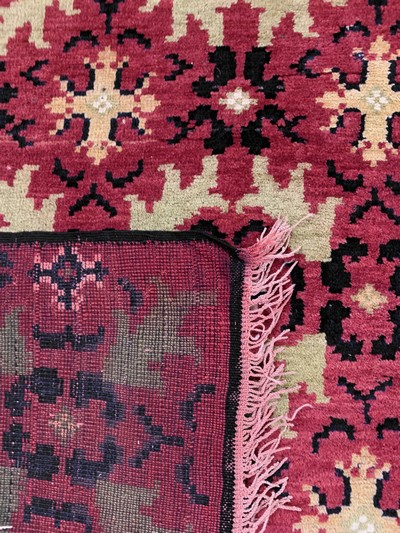 27138571f - Karabagh-Kazak antik, Kaukasus, 19.Jhd, Wolle auf Wolle, ca. 242 x 177 cm, EHZ: 2-3 ...