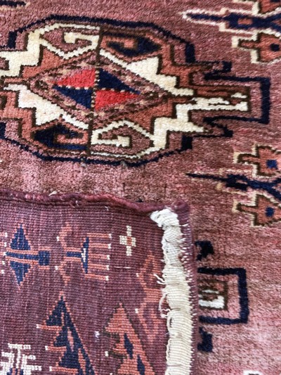 27138588d - Tekke Tschowal, Turkmenistan, um 1900, Wolle auf Wolle, ca. 135 x 80 cm, EHZ: 3 ...