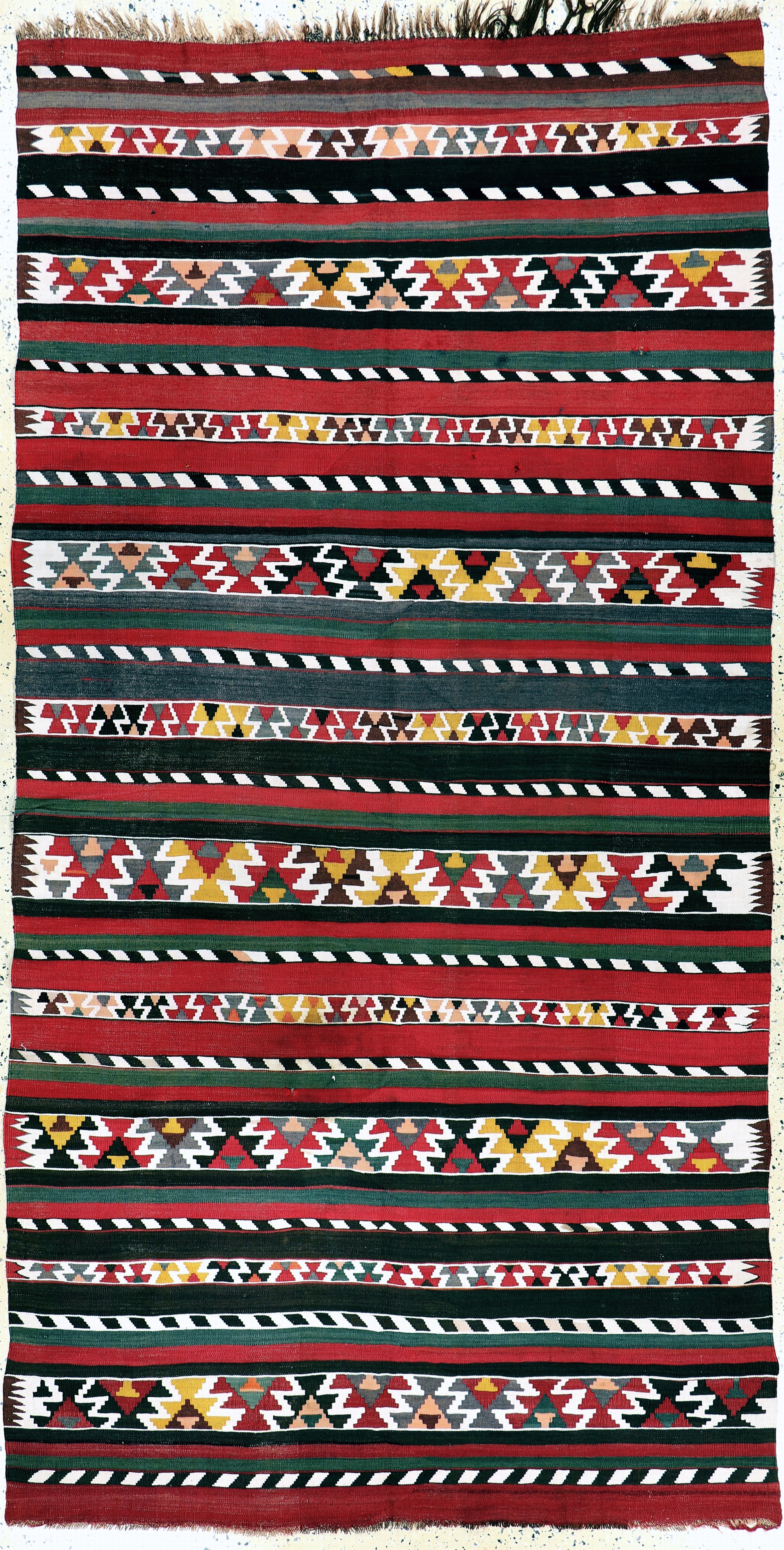 Image 27138609 - Anatol Kelim, Türkei, Anfang 20.Jhd, Wolle auf Wolle, ca. 313 x 160 cm, EHZ: ...