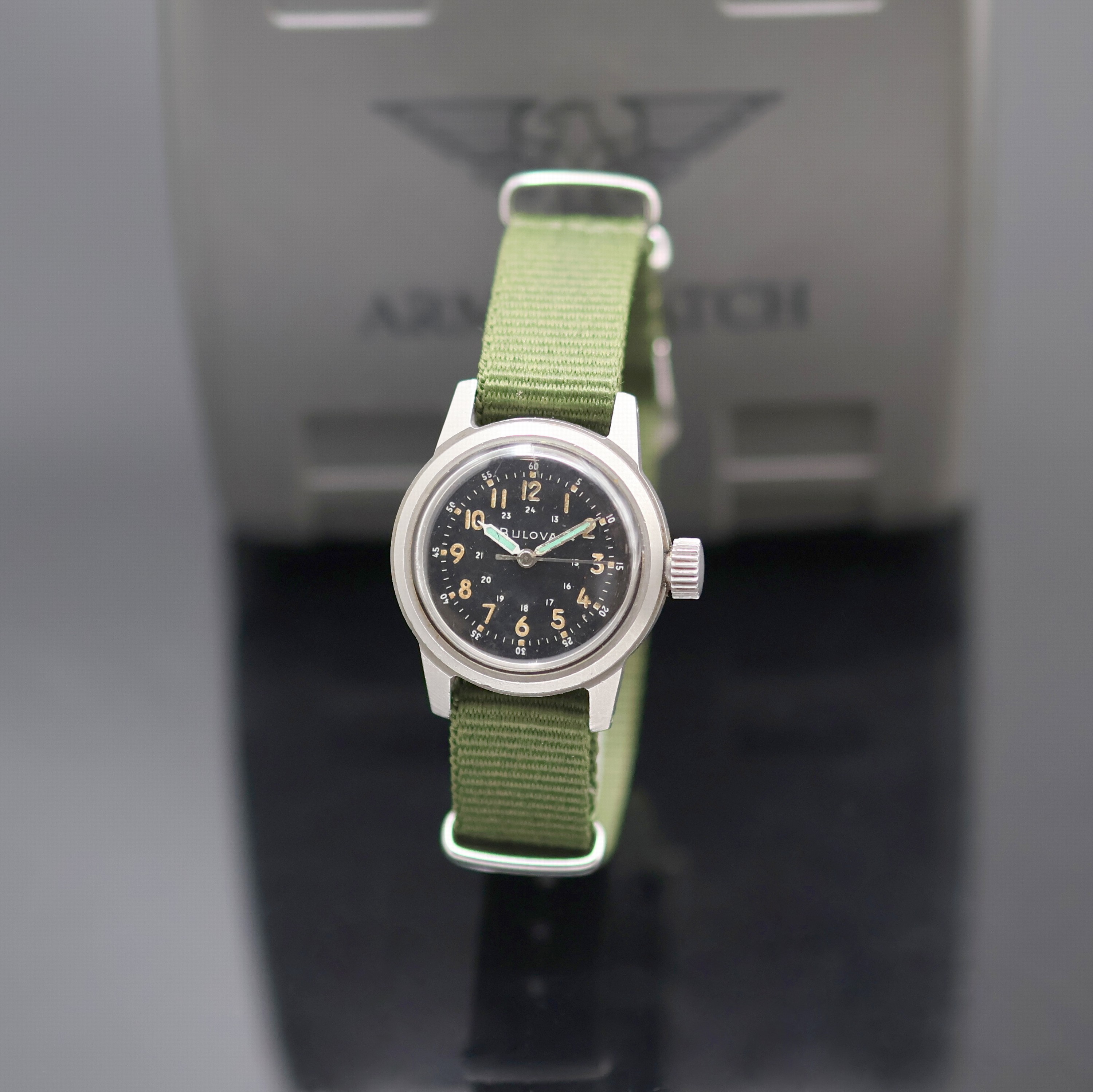 Image 27138628 - BULOVA Militär Armbanduhr Type A17A der USA in Stahl, USA um 1959, Handaufzug, ...