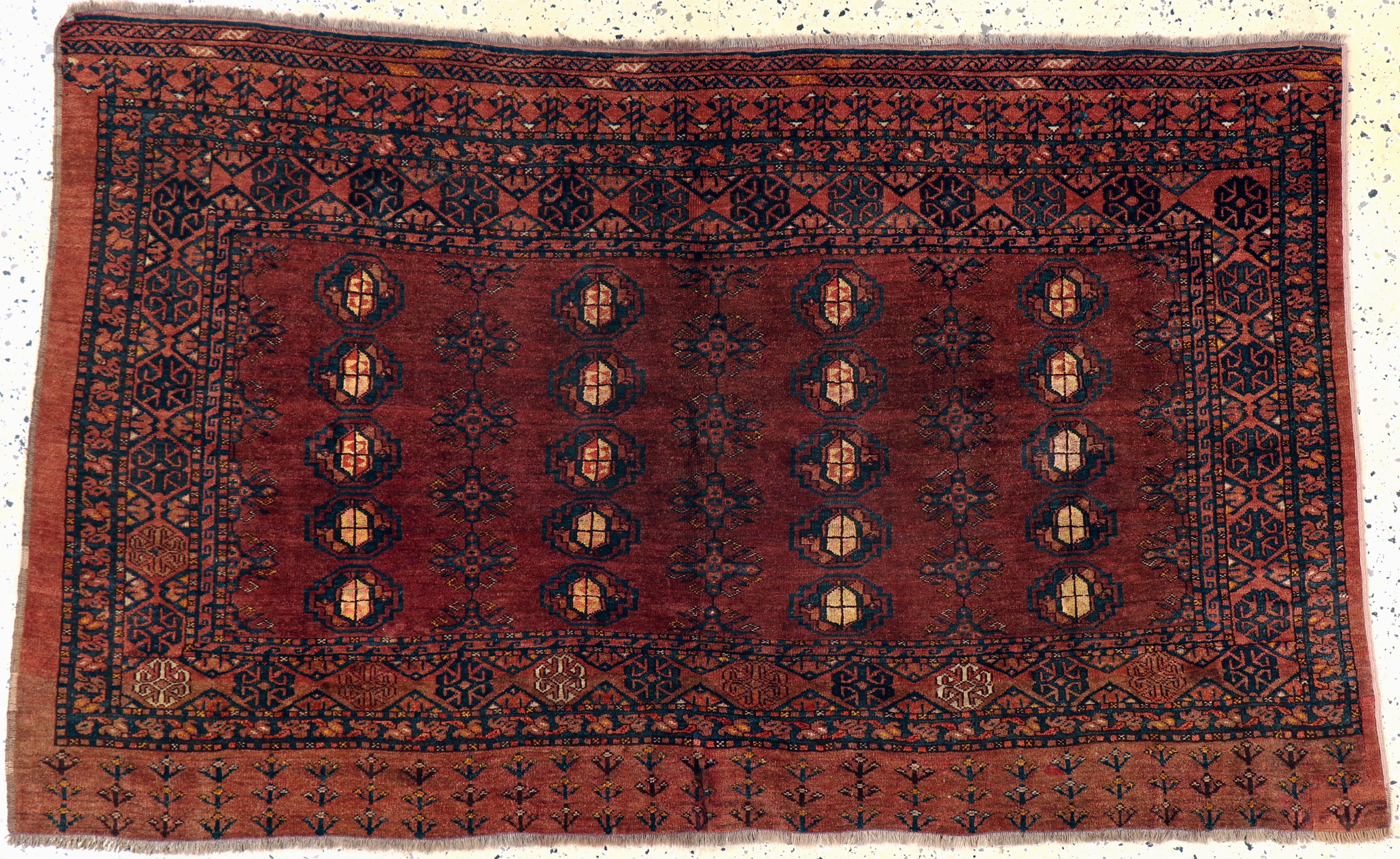 Image 27138631 - Arabatschi Tschowal antik, Turkmenistan, 19.Jhd, Wolle auf Wolle, ca. 170 x 105 cm, ...
