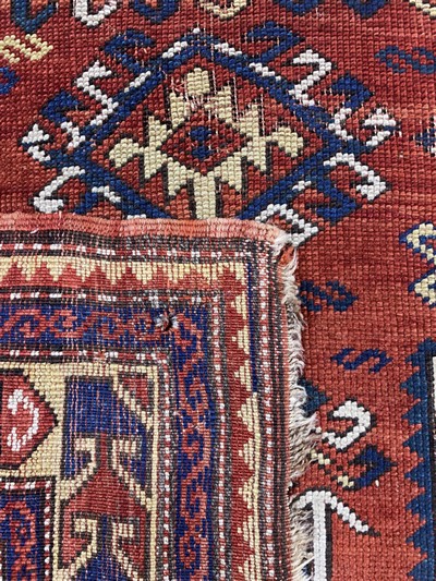 27138600e - Kazak antik, Kaukasus, 19.Jhd, Wolle auf Wolle, ca. 190 x 120 cm, EHZ: 3 Schätzpreis: ...