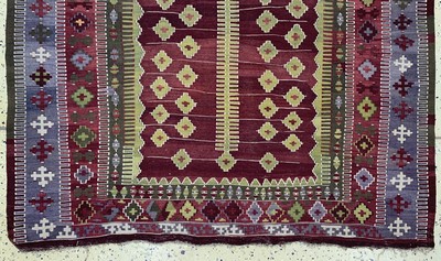 27138618b - ´Erzurum´Gebetskelim antik, Türkei, 19.Jhd,Wolle auf Wolle, ca. 180 x 140 cm, EHZ: 2-3 ...
