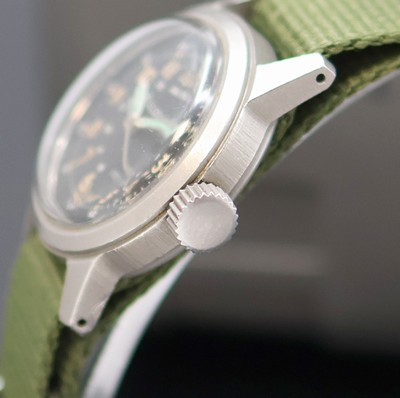 27138628c - BULOVA Militär Armbanduhr Type A17A der USA in Stahl, USA um 1959, Handaufzug, ...
