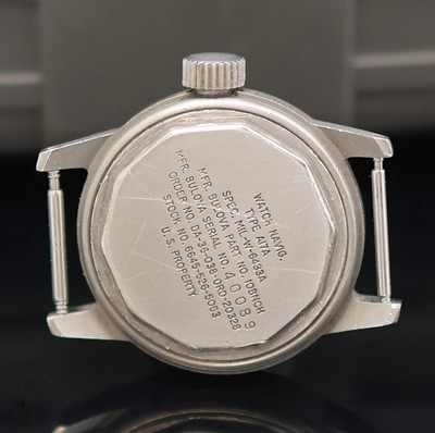 27138628d - BULOVA Militär Armbanduhr Type A17A der USA in Stahl, USA um 1959, Handaufzug, ...