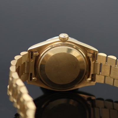 27138630e - ROLEX 18k yellow gold Oyster Perpetual Day- Date gents wristwatch reference 18078, ...