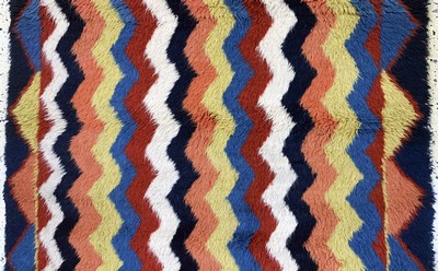 27138638b - Tülü´Schlafteppich´, Türkei, Anfang 20.Jhd,Wolle auf Wolle, ca. 193 x 137 cm, EHZ: 2 ...