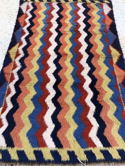 27138638d - Tülü´Schlafteppich´, Türkei, Anfang 20.Jhd,Wolle auf Wolle, ca. 193 x 137 cm, EHZ: 2 ...