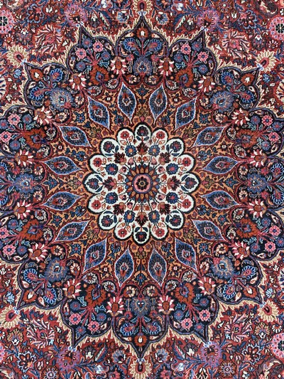 27138651d - Birdjand old signed, Persia, early 20th century, wool on cotton, approx. 410 x 313 ...
