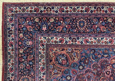 27138651g - Birdjand old signed, Persia, early 20th century, wool on cotton, approx. 410 x 313 ...