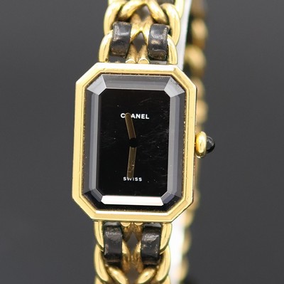 27138658a - CHANEL Damenarmbanduhr Modell Premiere, Schweiz um 1987, quarz, verg. Geh. m. ...