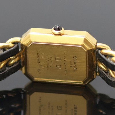 27138658e - CHANEL Damenarmbanduhr Modell Premiere, Schweiz um 1987, quarz, verg. Geh. m. ...