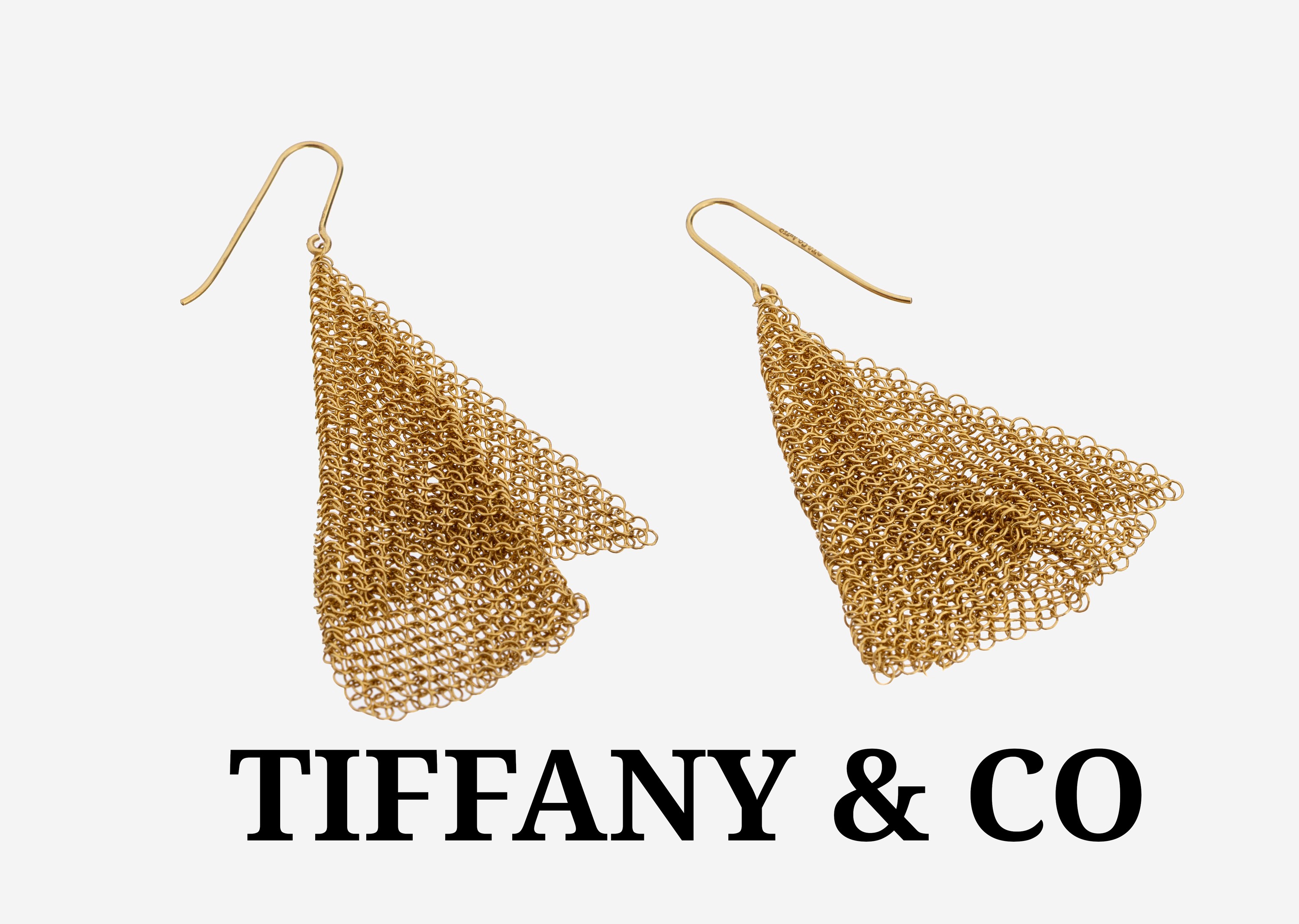 Image 27138758 - Paar 18 kt Gold TIFFANY & CO Ohrhänger, GG 750/000, Entwurf Elsa Peretti, L. ca. 5.5 ...