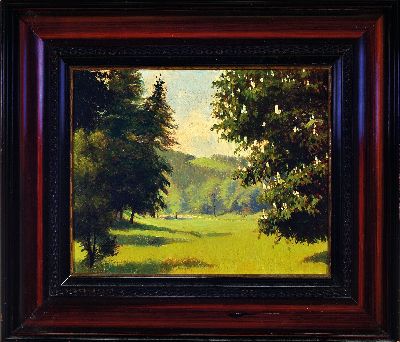 27138757k - Karl Rohwedder-Ruge, 1865-1940 Hamburg, ´Kastanienblüte im Christianental bei ...
