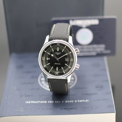Image LONGINES Legend Diver unworn gents wristwatch reference L3.774.4.50.0, self winding, ...