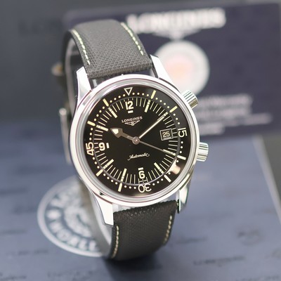 27139480b - LONGINES Legend Diver ungetragene Herrenarmbanduhr Referenz L3.774.4.50.0, Automatik, ...