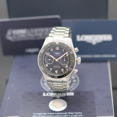 Image LONGINES Spirit unworn flyback-chronograph reference L3.821.4.53.6, on both sides glazed ...