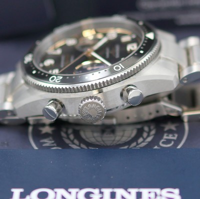 27139499d - LONGINES Spirit ungetragener Flyback- Armbandchronograph Referenz L3.821.4.53.6, beids. ...