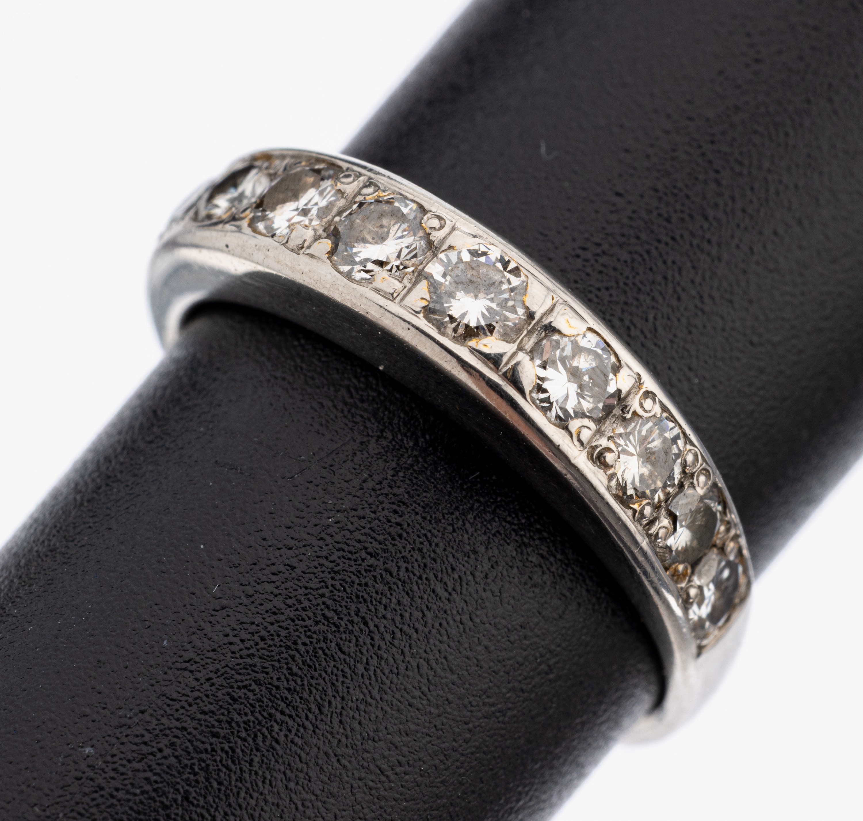 Image 27139537 - Platin Brillant-Ring, Pt 950/000, 10 Brillanten zus. ca. 0.50 ct feines Weiß ...