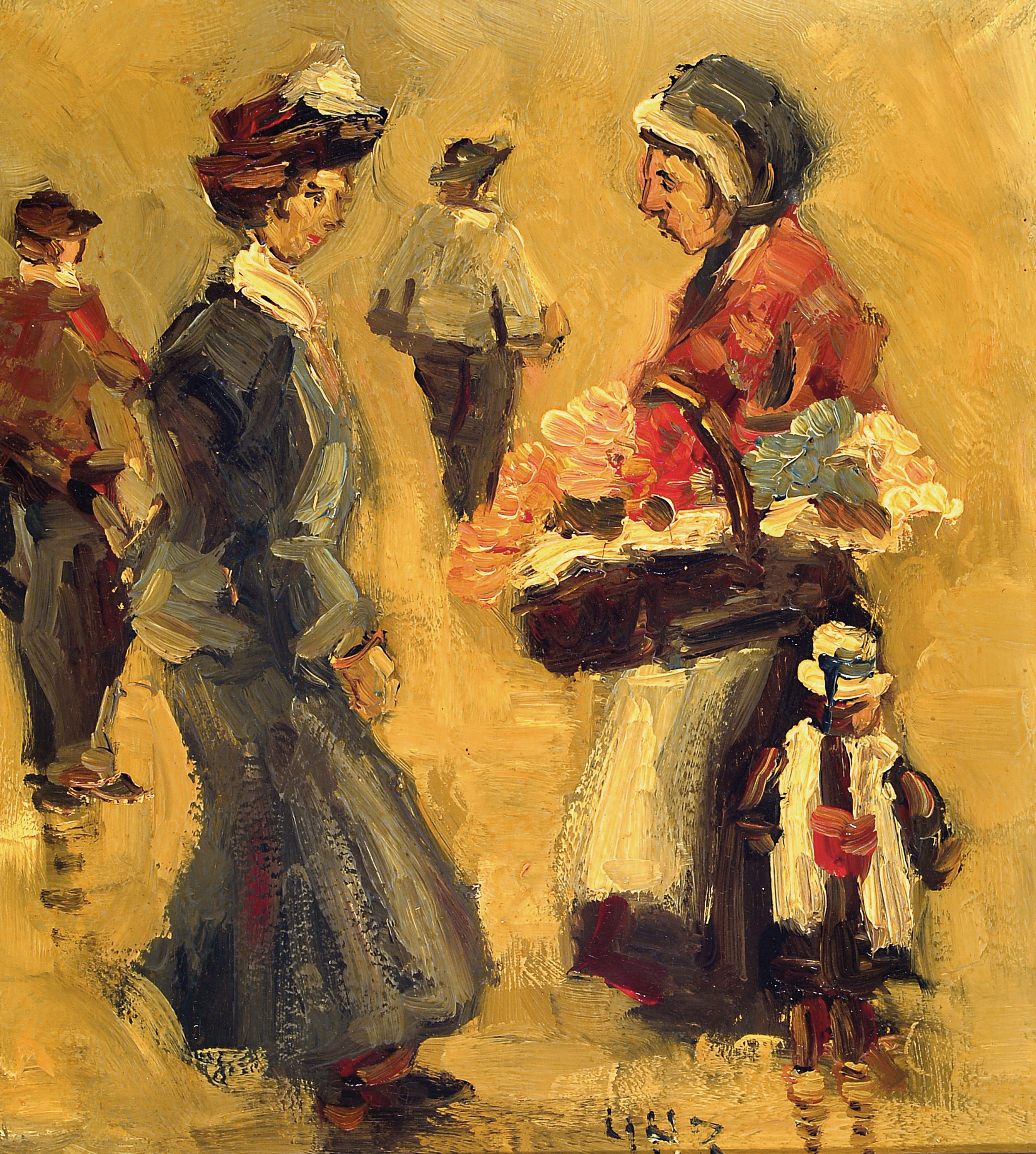 Image 27139562 - Georg Hendrik Breitner, 1857 Rotterdam-1923 Amsterdam, Genreszene, vornehme Dame im ...