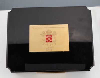27139500b - MONTBLANC pen set ´300 years St. Petersburg´ , comprised of 2 fountain pens, Katharina ...