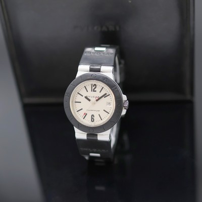 Image BULGARI Aluminum wristwatch reference Al 38 A, Switzerland around 1995, self winding, ...