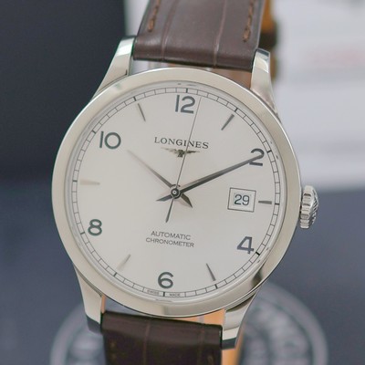 27139981a - LONGINES Record Herrenarmbanduhr Referenz L2.820.4.76.2, Automatik, Chronometer in ...