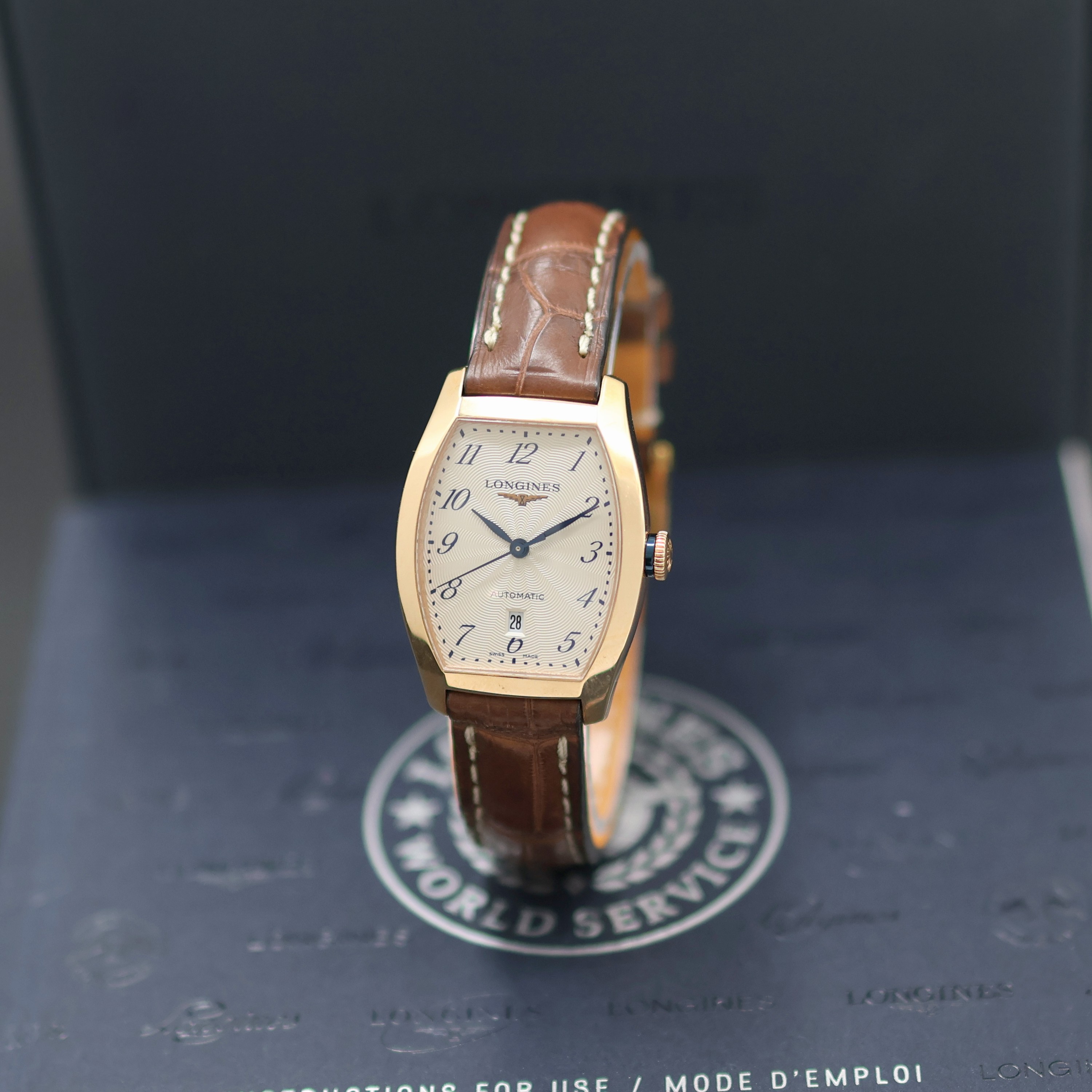 Image 27140212 - LONGINES Evidenza ungetragene Damenarmbanduhr Referenz L2.142.8732, Automatik, Geh. in ...