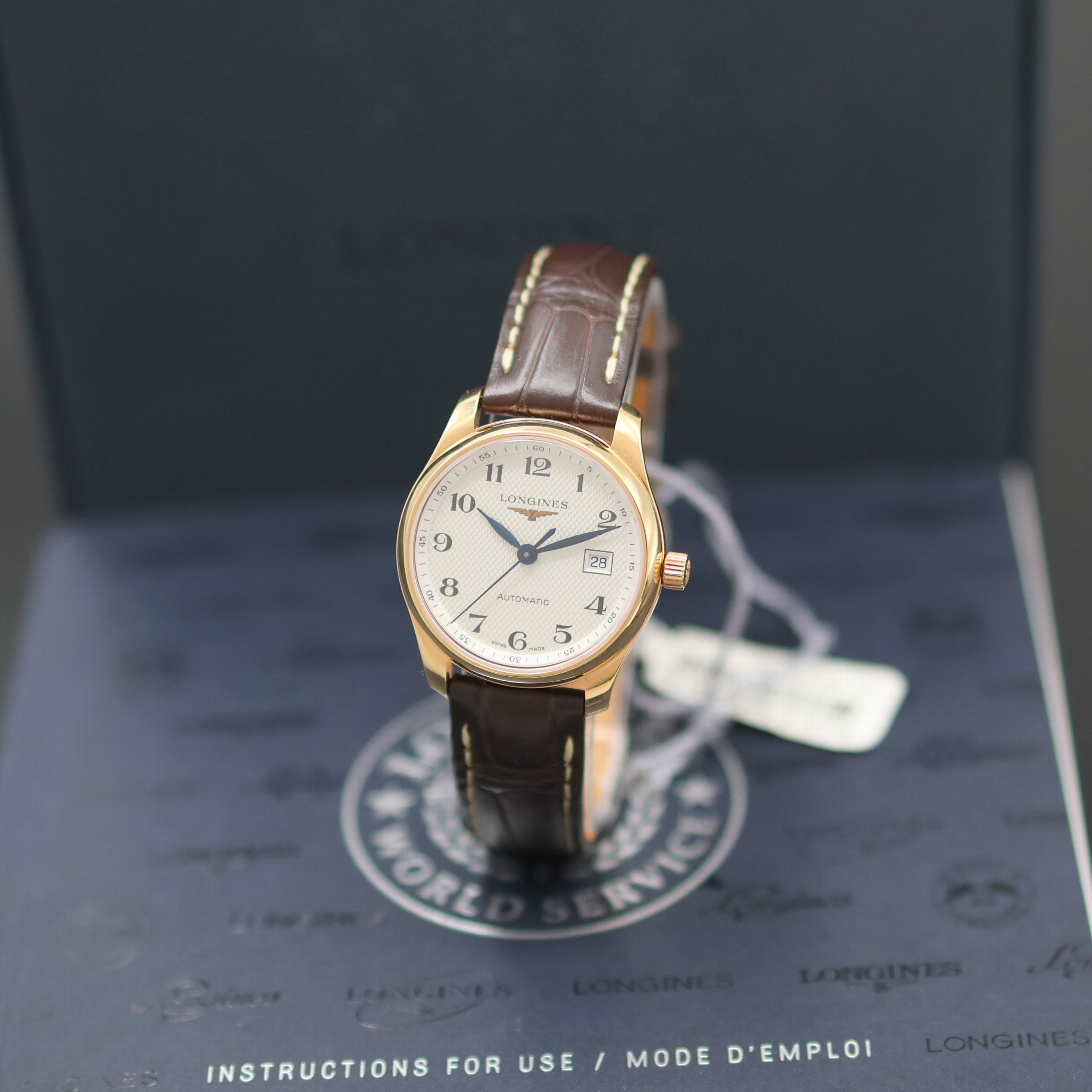 Image 27140405 - LONGINES Master Collection Damenarmbanduhr Referenz L2.257.8783, Automatik, beids. ...