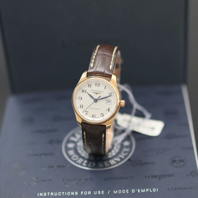 Image LONGINES Master Collection ladies wristwatch reference L2.257.8783, self winding, on both ...
