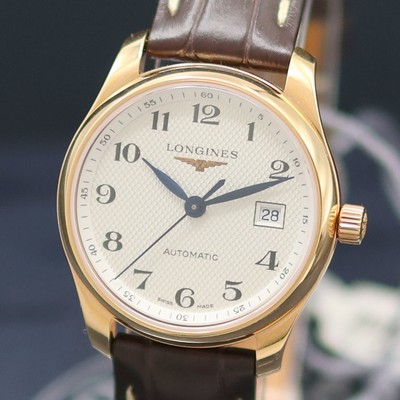 27140405a - LONGINES Master Collection Damenarmbanduhr Referenz L2.257.8783, Automatik, beids. ...