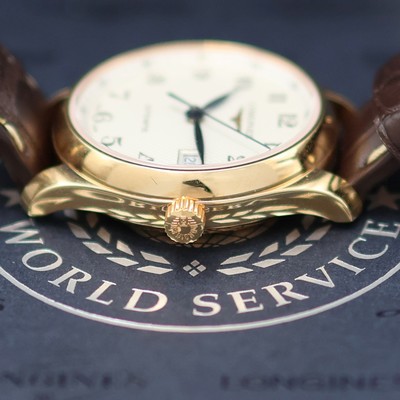 27140405d - LONGINES Master Collection Damenarmbanduhr Referenz L2.257.8783, Automatik, beids. ...
