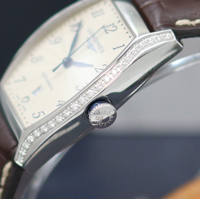 27140447c - LONGINES Evidenza diamantbesetzte Damenarmbanduhr Referenz L2.142.0.70.2, Automatik, ...