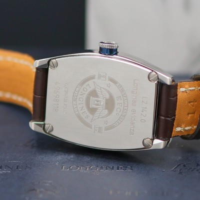 27140447e - LONGINES Evidenza diamantbesetzte Damenarmbanduhr Referenz L2.142.0.70.2, Automatik, ...
