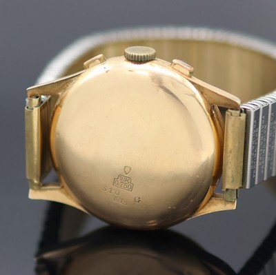 27140573d - CHRONOGRAPHE SUISSE Armbandchronograph in RG 750/000, Schweiz um 1950, Handaufzug, Geh. ...