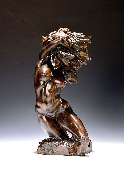 27140577k - Constanzo Mangini, 1918 Mailand - 1981, große Bronzeskulptur, Nudo, patiniert, 82/399, ...