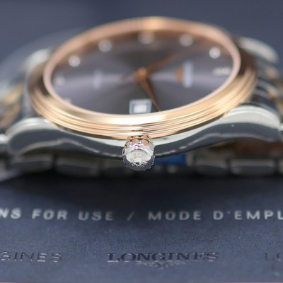 27140734d - LONGINES Flagship ungetragene Herrenarmbanduhr Referenz L4.984.3.77.7, Automatik, beids. ...