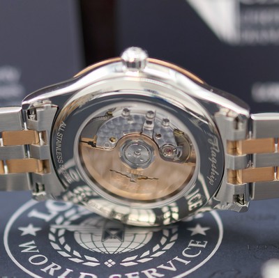 27140734e - LONGINES Flagship ungetragene Herrenarmbanduhr Referenz L4.984.3.77.7, Automatik, beids. ...