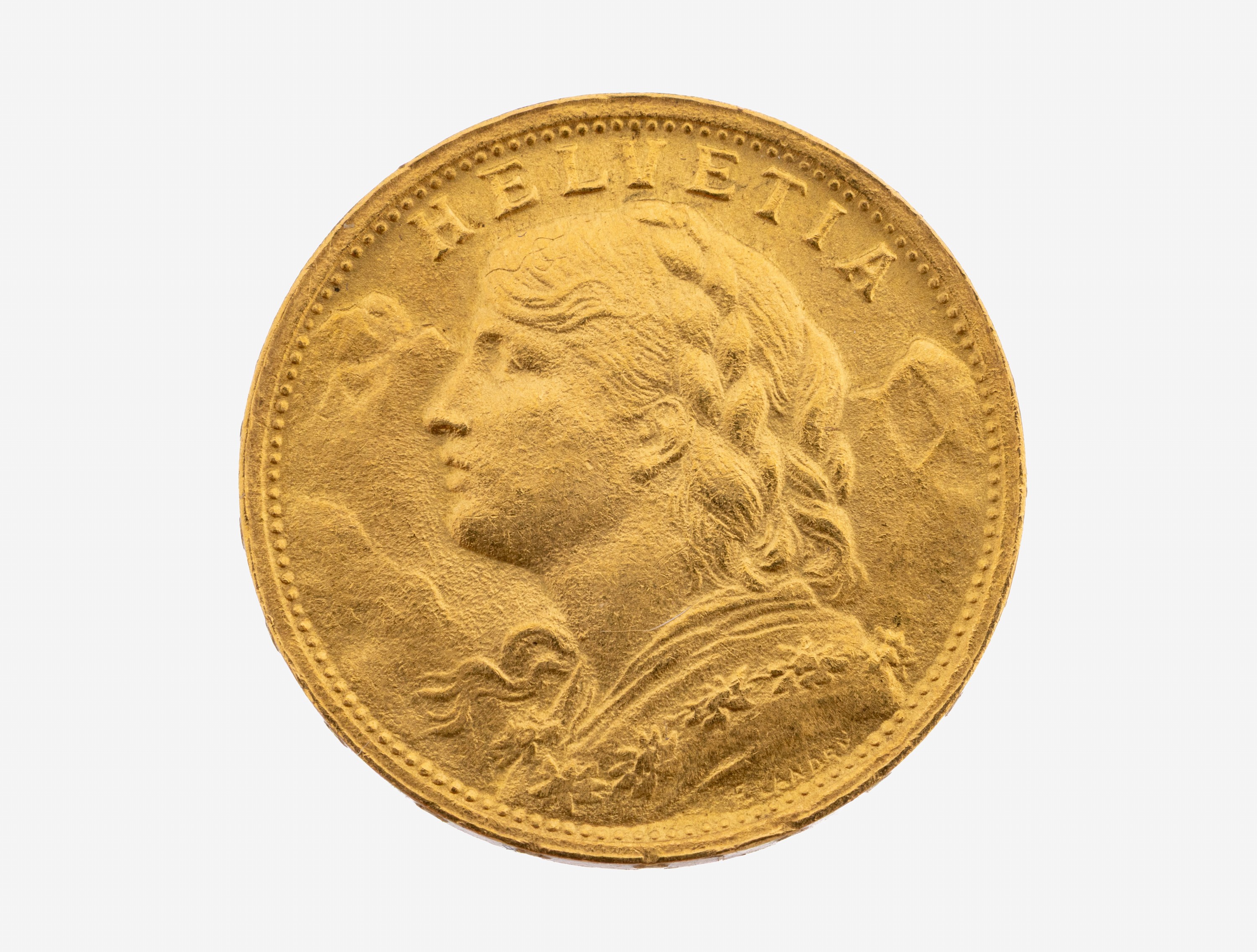 Image 27140931 - Gold coin, 20 Swiss Francs , Switzerland, 1925, so-called Vreneli