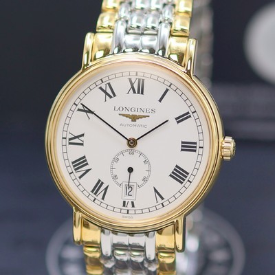 27140978a - LONGINES Présence ungetragene Herrenarmbanduhr Referenz L4.805.2117, Automatik, verg. ...