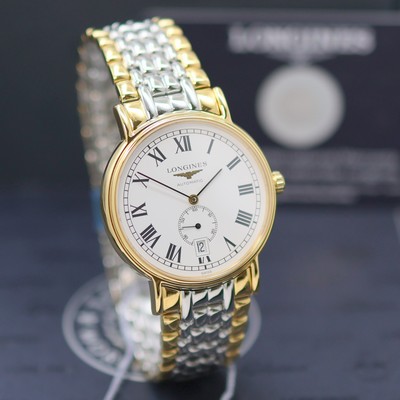 27140978b - LONGINES Présence ungetragene Herrenarmbanduhr Referenz L4.805.2117, Automatik, verg. ...