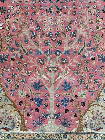 27141075c - Täbriz alt, Persien, Anfang 20.Jhd, Wolle auf Baumwolle, ca. 355 x 230 cm, EHZ: 3 ...