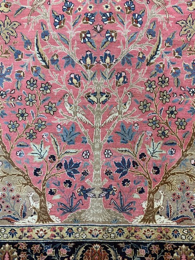 27141075h - Täbriz alt, Persien, Anfang 20.Jhd, Wolle auf Baumwolle, ca. 355 x 230 cm, EHZ: 3 ...