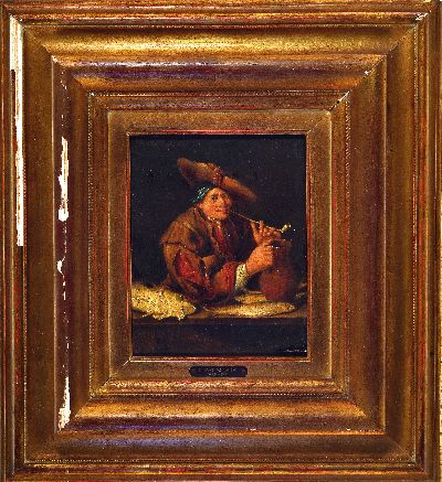 27141212l - Zuschreibung: Pieter Angellis (1685-1734), 2 Genres, Magd beim Zubereiten eines großen ...