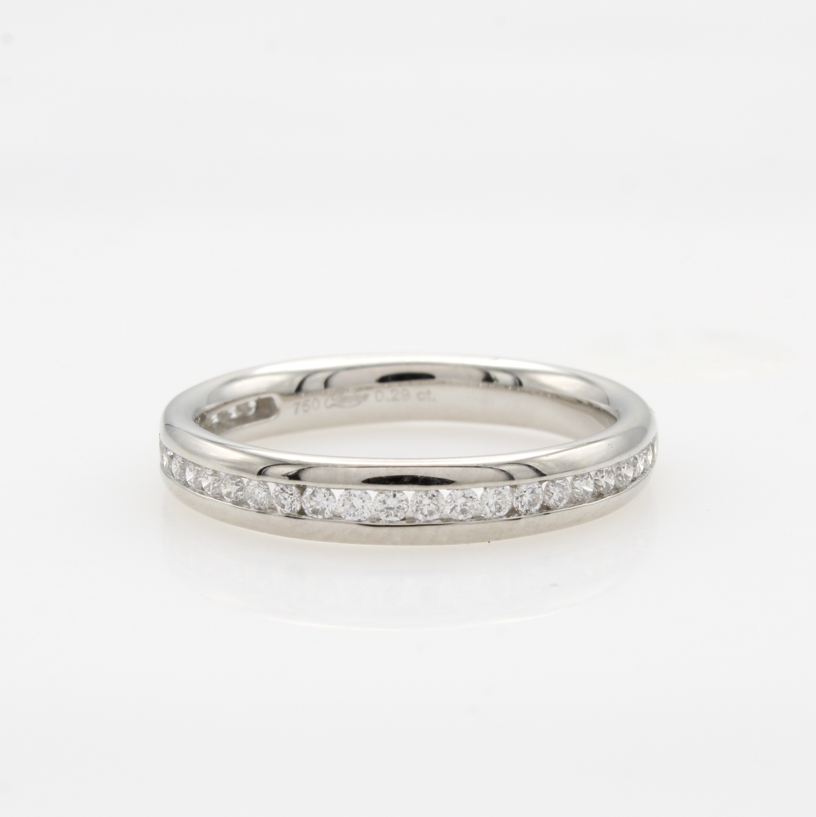 Image 27141369 - Ring mit Brillanten, WG 750/000, Brill. zus.ca. 0.29 ct feines Weiß/si, RW ca. 53 ...