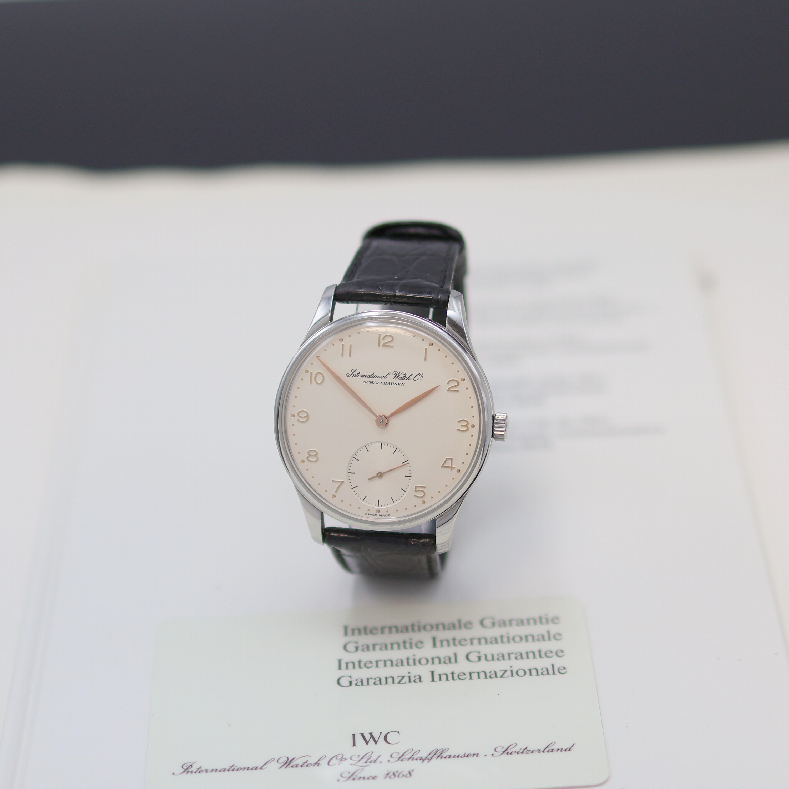 Image 27141380 - IWC seltene, auf 1000 Stück limitierte Herrenarmbanduhr Portugieser Referenz IW5441, ...
