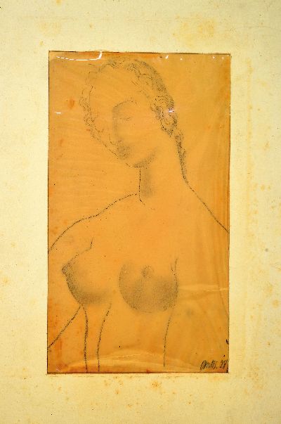 27141346k - Adam Antes, 1891-1984 Worms, Bleistiftzeichnung, weiblicher Akt, rechts signiert und ...