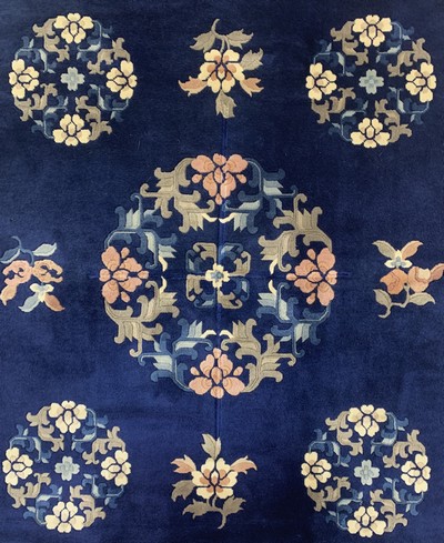 27141399e - Antik finish, China, Ende 20.Jhd, Wolle aufBaumwolle, ca. 274 x 183 cm, EHZ: 2 ...